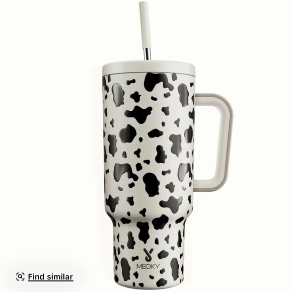 Meoky 40 oz Tumbler - Cow Print - Picture 7 of 8